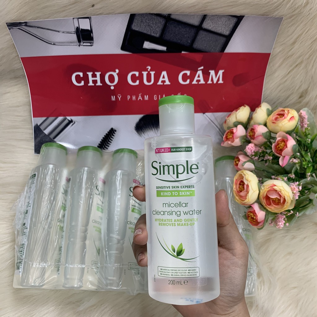 Nước tẩy trang Simple