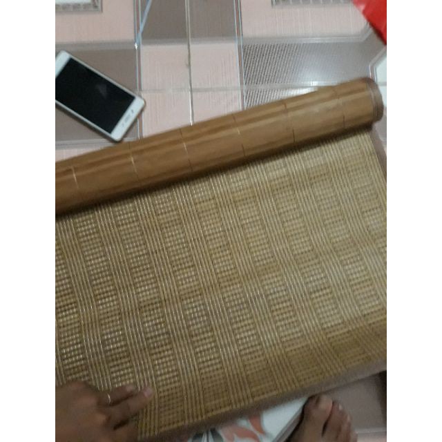 [ ĐẸP ] chiếu trúc Bamboo cho bé KT 60*120 made in Việt Nam ( VANG NAU)