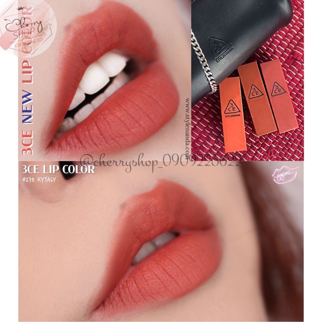 Son lì 3CE LIP COLOR 229,230,231 | WebRaoVat - webraovat.net.vn