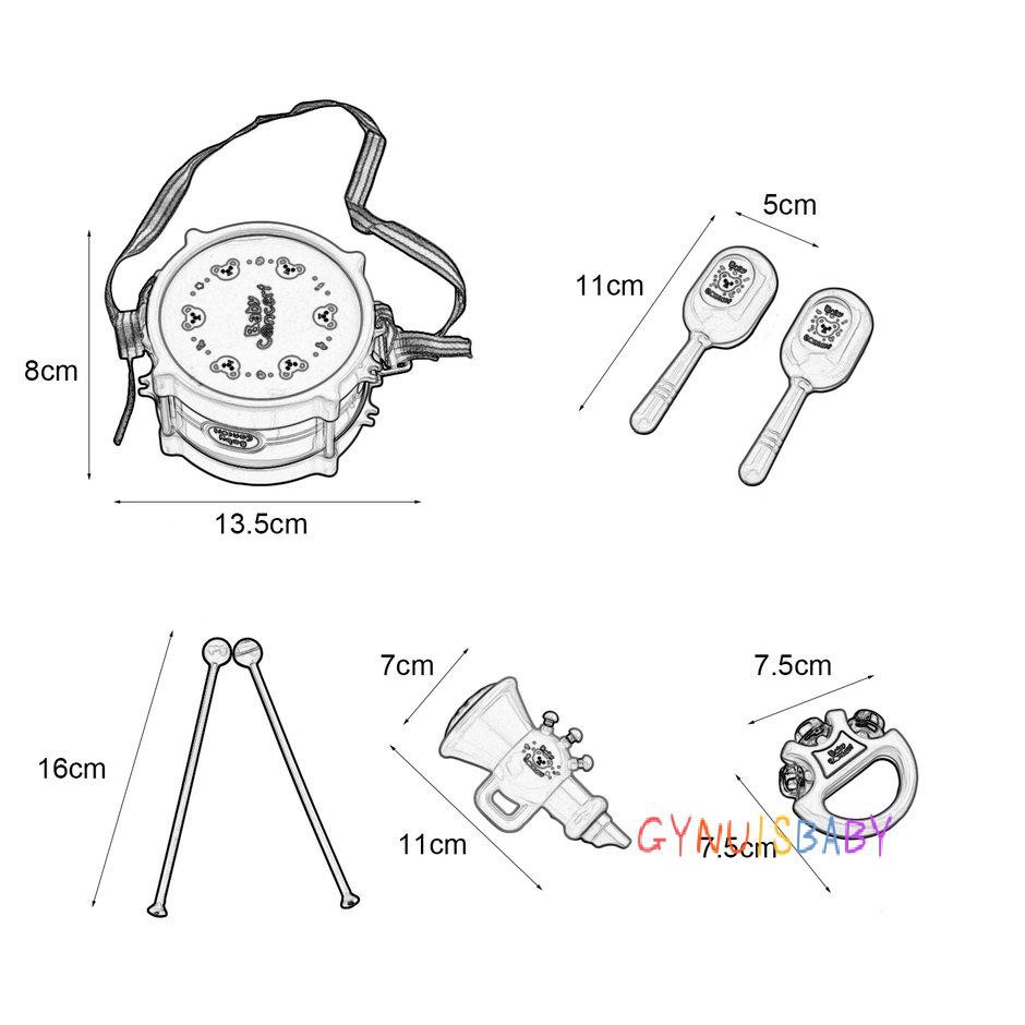 Bộ 5 Nhạc Cụ Đồ Chơi Cho Bé