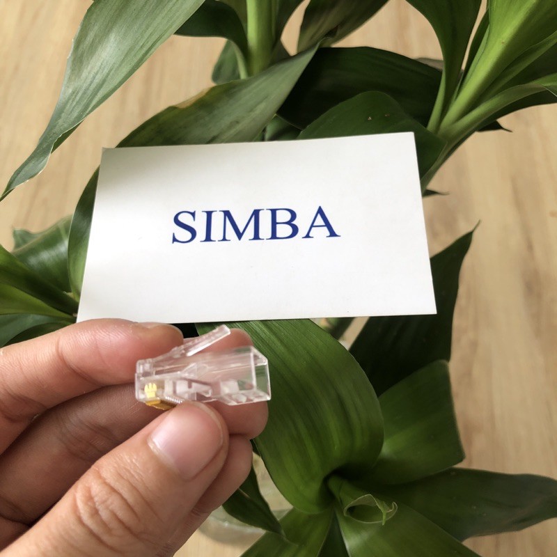 Combo 10 Hạt Mạng RJ45 - Đầu Bấm dây mạng Cat5E- Cat6E -Cat5- Cat6 nhựa chuyên dụng