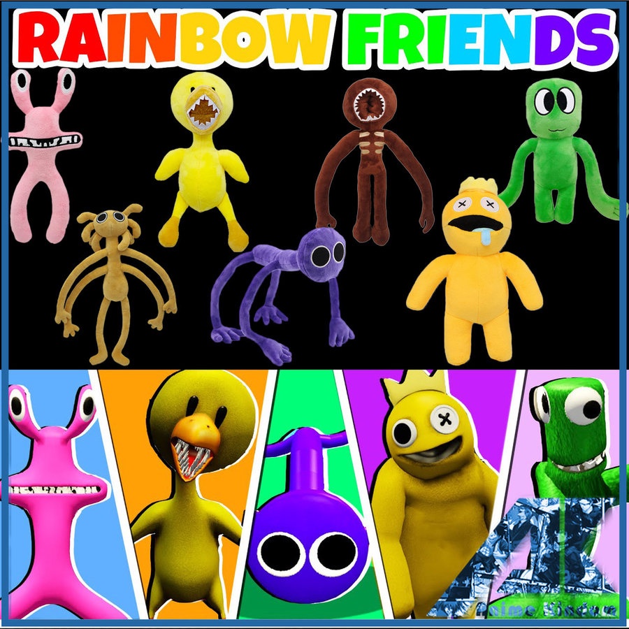 Roblox Rainbow Friends Chapter 2 Game Peripheral Plush Toy Christmas Gift Doll 25 / 30 / 50cm