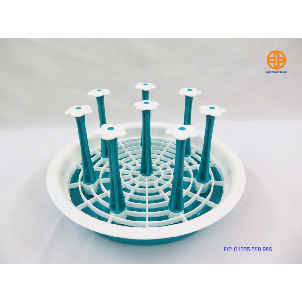 khay úp ly cốc nhựa Việt Nhật, khay úp cốc có khay hứng nước