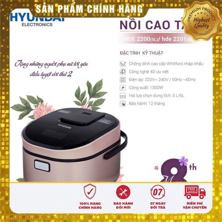 Nồi cơm điện cao tần 2201G/2200G[FreeShip Xtra]