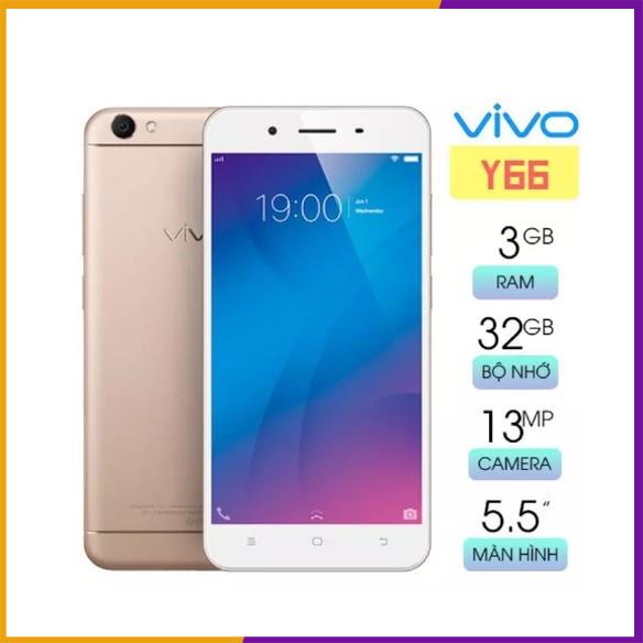 [Mới 99%] Điện thoại cảm ứng Vivo Y66 ram ( 3GB/32GB ) - Có tiếng việt - Màn hình rộng 5.5 Inch - Chơi Game Siêu Mượt