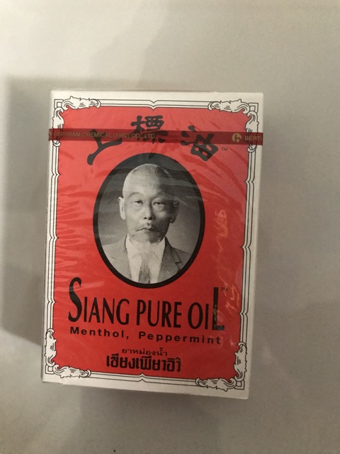 12 chai dầu nước đỏ siang pure Thái Lan 3ml