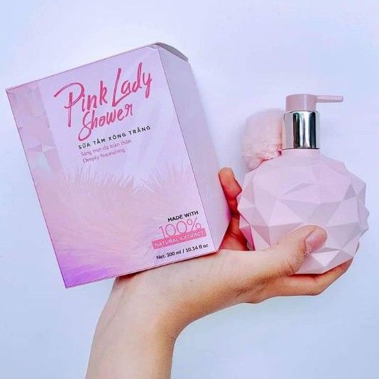 [CHÍNH HÃNG %] SỮA TẮM XÔNG TRẮNG PINK LADY 300ML