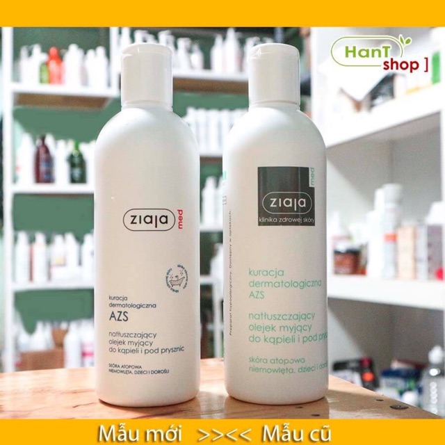 Dầu tắm dưỡng ẩm dịu nhẹ chuyên da liễu Ziaja Med Atopy | BigBuy360 - bigbuy360.vn