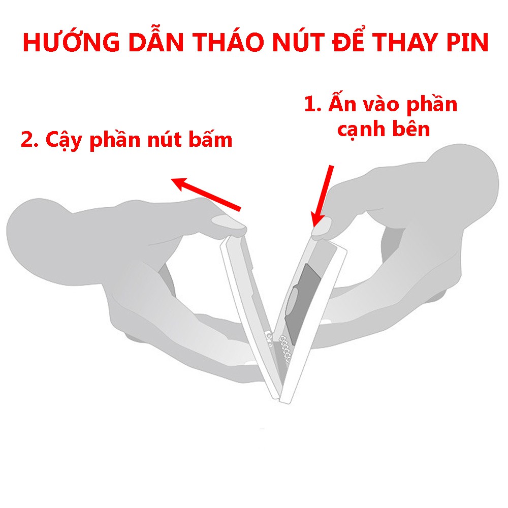 Nút công tắc điều khiển từ xa dán tường không dây RF 433MHz, Điều khiển không dây RF bật tắt đèn kiểu cầu thang 220V