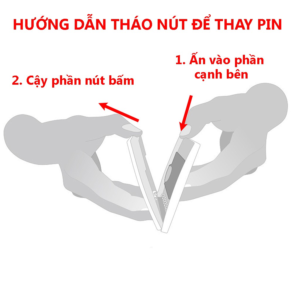 Nút công tắc điều khiển từ xa dán tường không dây RF 433MHz, Điều khiển không dây RF