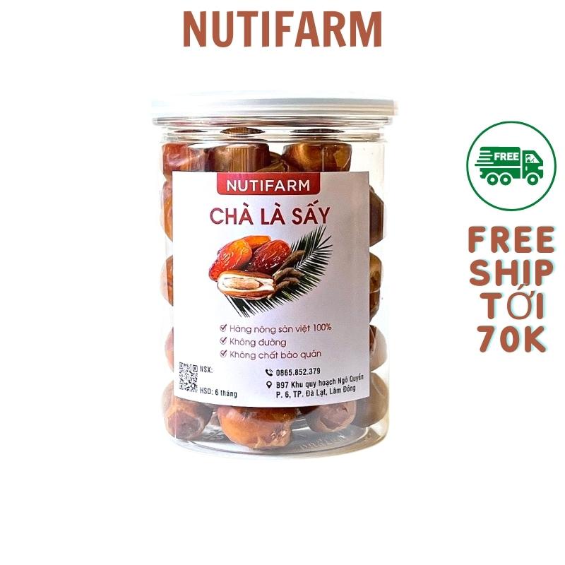 Chà là sấy dẻo không đường 500gr NutiFarm trái cây sấy đặc sản đà lạt