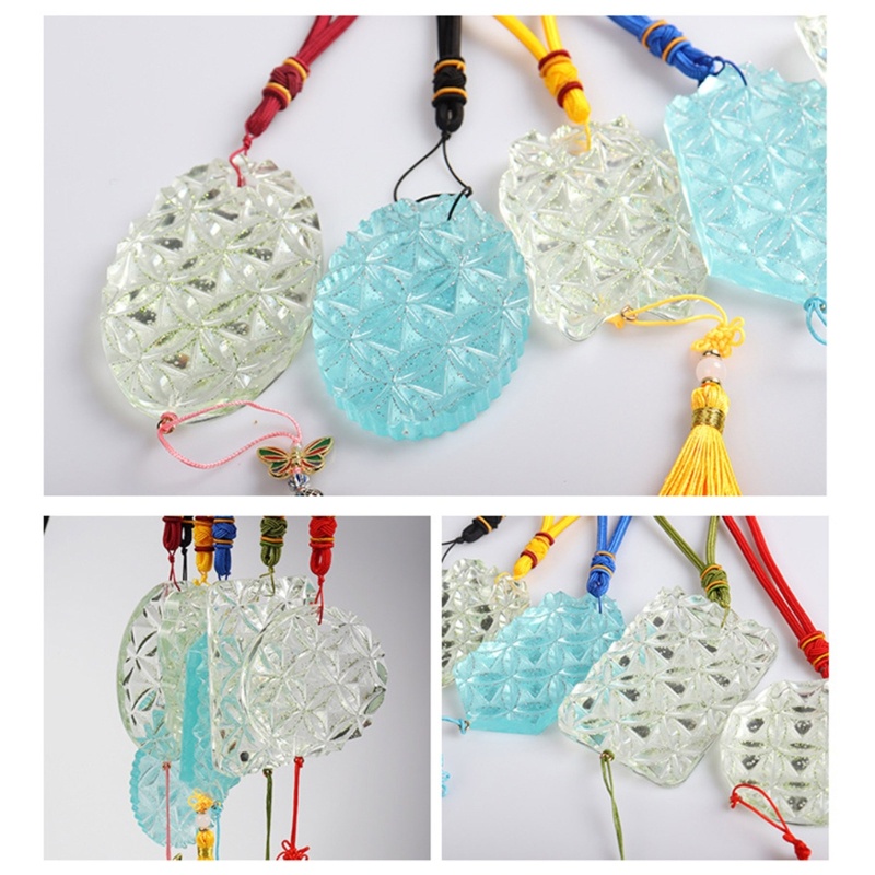 Sa Khuôn Nhựa Epoxy Hình Cỏ Bốn Lá Dùng Làm Mặt Dây Chuyền Diy