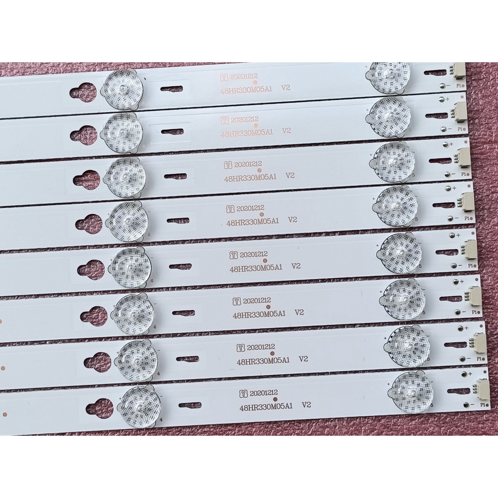 THANH LED TIVI TCL 48D2700 48D2780 48D2790 49S4700 48Z1 A810 48Z1 MỚI 100% HÀNG ZIN HÃNG, BỘ 8 THANH, MỖI THANH 5 BÓN