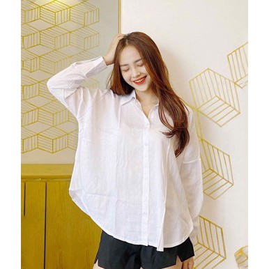 Sơ mi trắng dài tay 2hand Nhật, Hàn giá rẻ