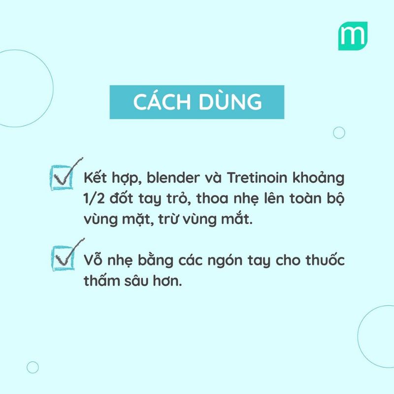 Kem tretinoin 0,05% da đẹp mịn màng tuýp 10g