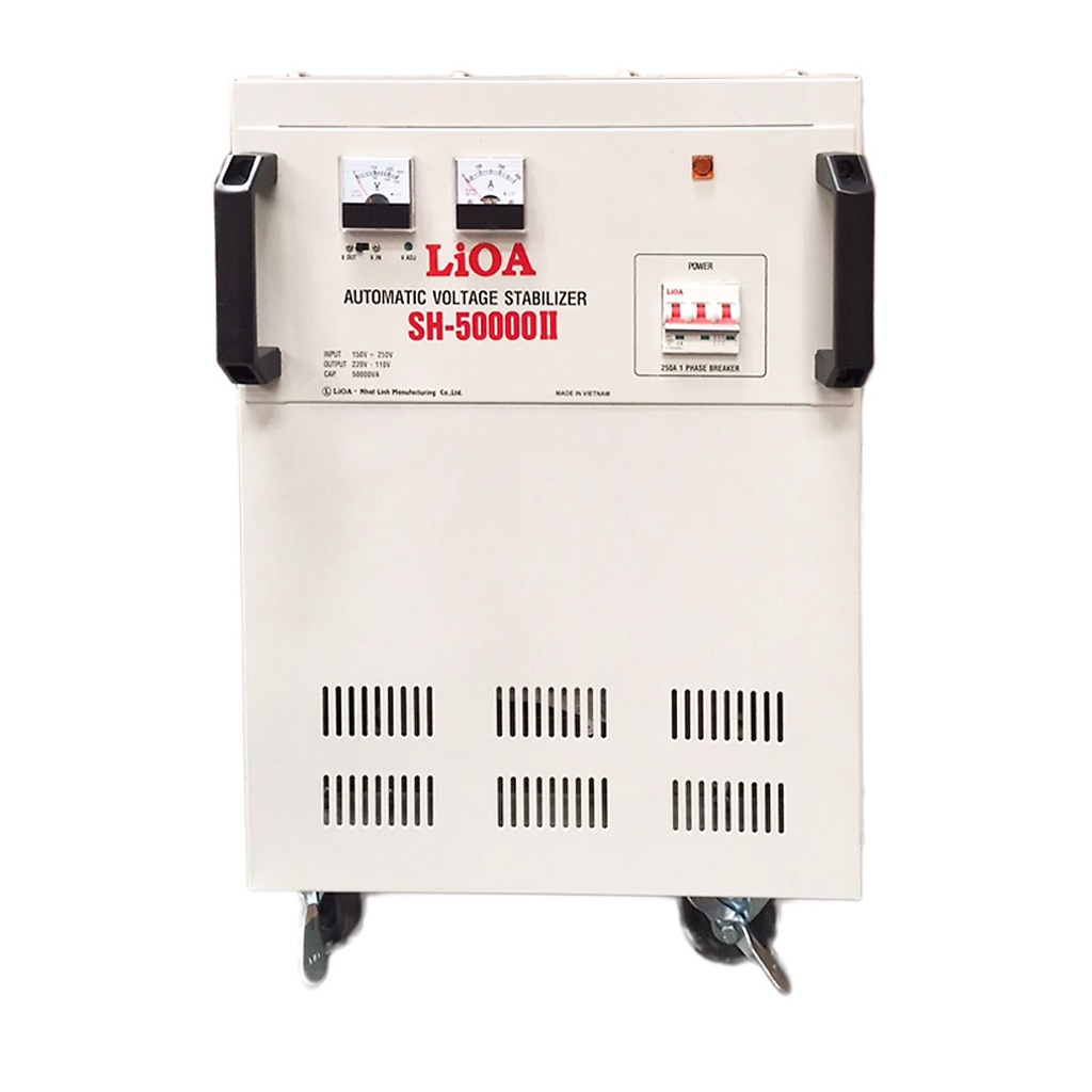 Ổn áp Lioa công suất 50KVA 1 pha (SH 50000II NEW2020) hàng chính hãng bảo hành 3 năm