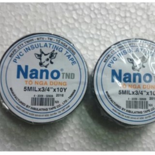 Băng Dính Điện Nano/ Băng Dính Đen Bản 1.8cm/Cuộn 9-18m