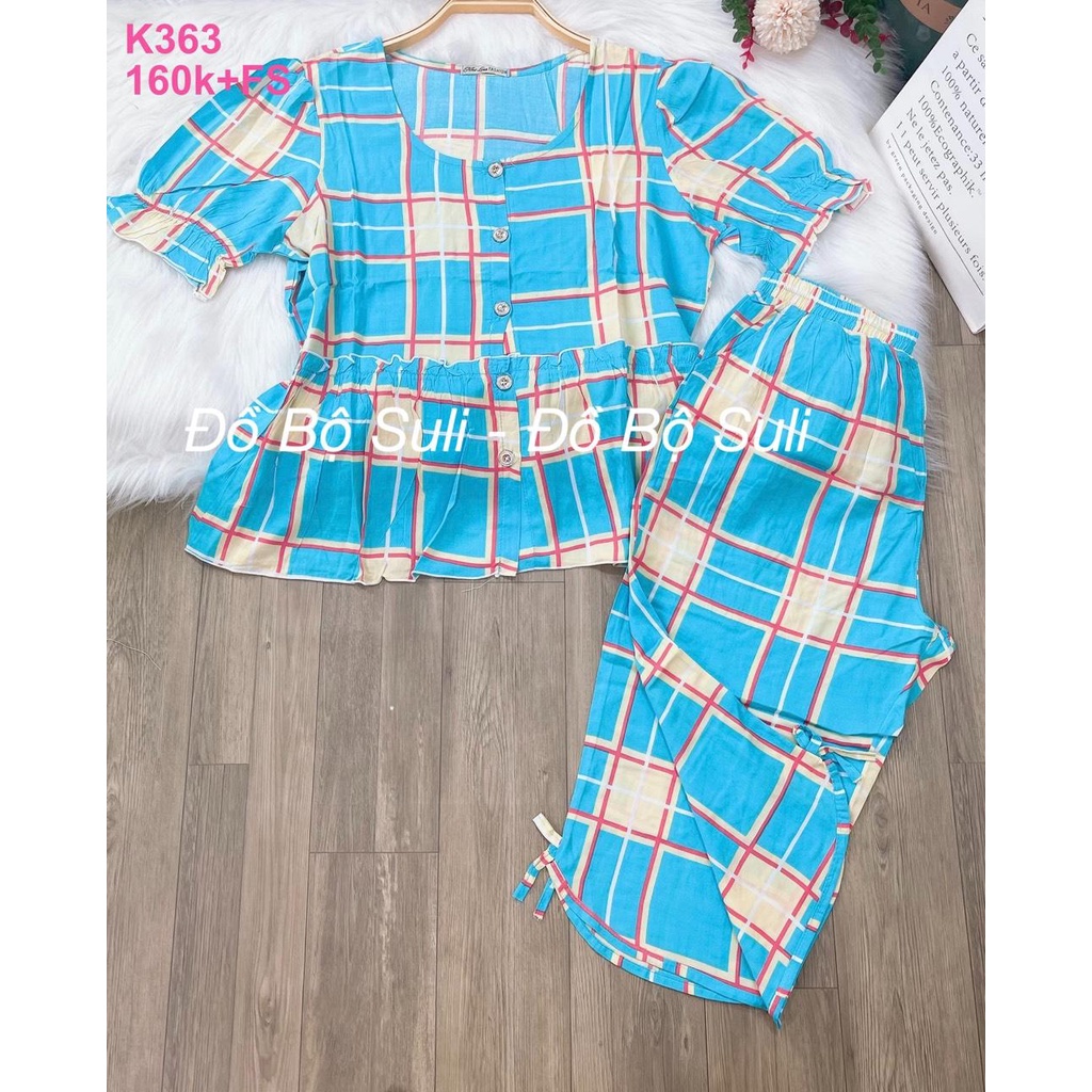 Đồ Bộ Tole Thái Lửng Nhiều Kiểu Họa Tiết - Đồ Bộ Suli