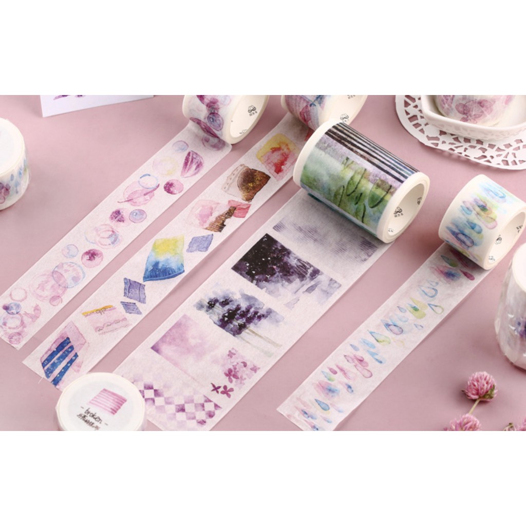 Băng Dính Washi Tape Series Đường Quả Quả trang trí sổ tay, planner, lưu bút