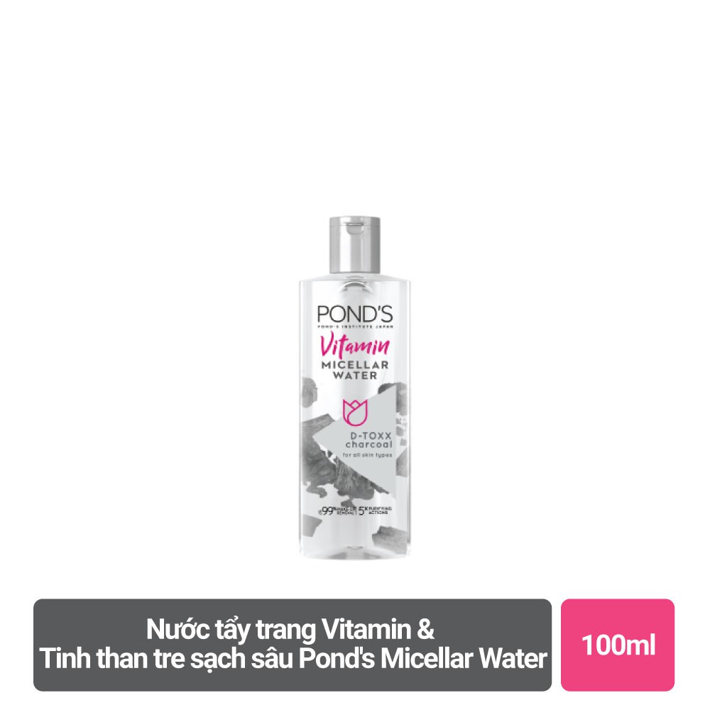 (CHÍNH HÃNG) Nước tẩy trang Vitamin Siêu Dưỡng Pond's Vitamin Micellar Water 100ml