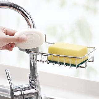 Giỏ inox treo vòi rửa bát