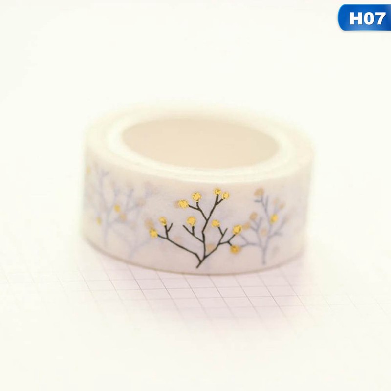 Băng keo hình mặt trăng ngôi sao màu đen dễ thương dùng gói quà trang trí sổ tay 1.5cm X 5m DIY