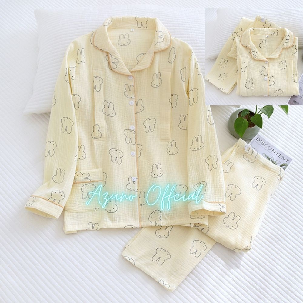 Đồ Bộ, Pijama Bầu Và Sau Sinh  Cho Mẹ Azuno AZ2005 Chất Đũi Xốp Cao Cấp Mặc Hè Thu Và Đông Xuân(KÈM ẢNH THẬT)