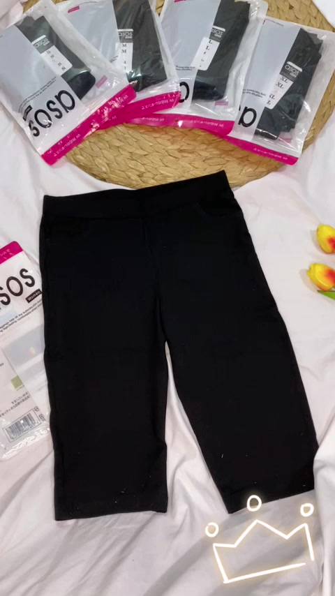 Quần legging lửng nữ đẹp cạp cao ASOS cao cấp Hàn Quốc Q608 | BigBuy360 - bigbuy360.vn