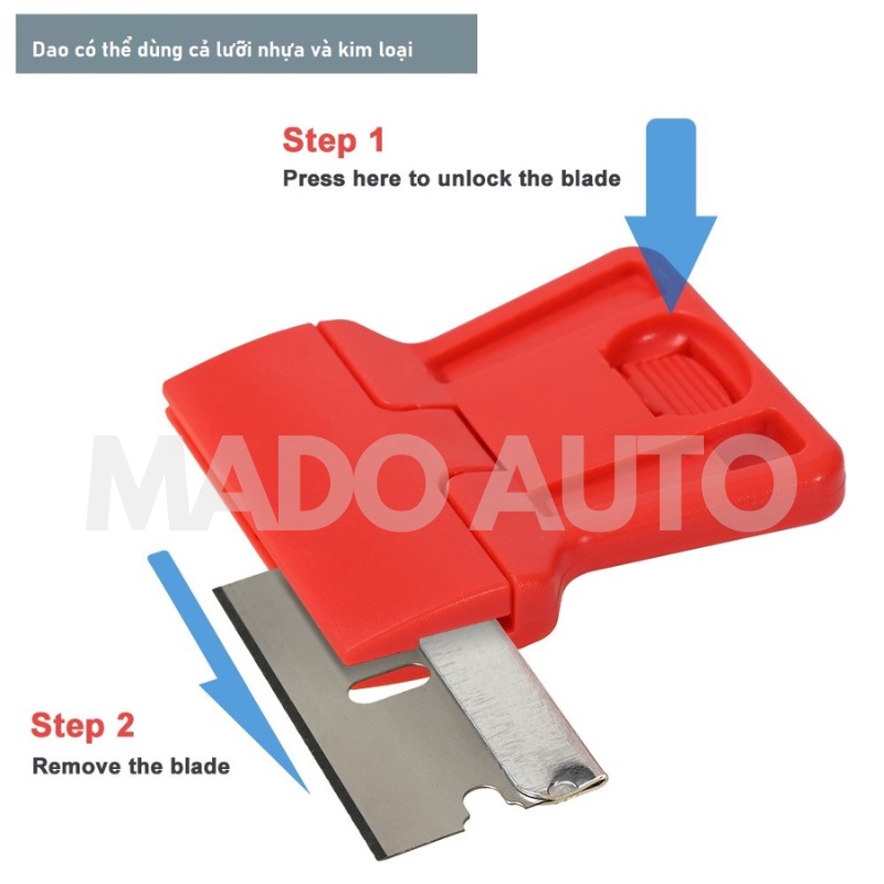Dụng cụ cạo keo dán Film cách nhiệt cũ nhỏ gọn MADO AUTO FD59