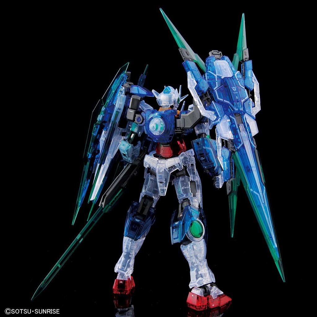 Mô hình lắp ráp RG 1/144 00 Qan[T] 00Q Full Saber Clear Color - Gundam Base Bandai Limited
