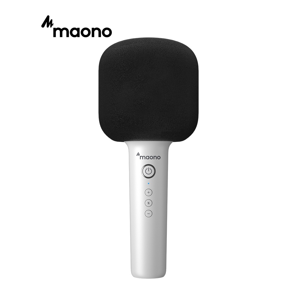 Micro không dây bluetooth 5.0 MAONO MKP100-trắng cho Family Karaoke
