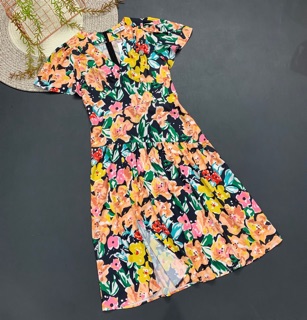 Đầm Ella Hoạ tiết hoa rực rỡ