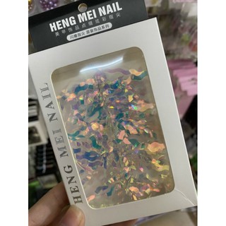 Set giấy thủy tinh trang trí móng