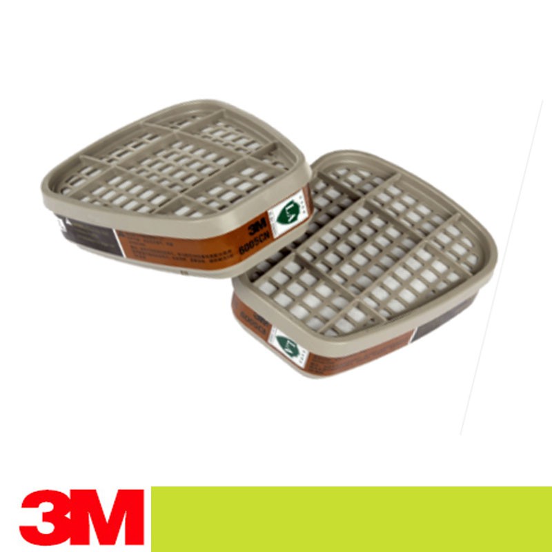 1 Cặp 3M 6005CN Hộp Lọc Formaldehyde Hữu Cơ Vapor Cartridge Mask Filter