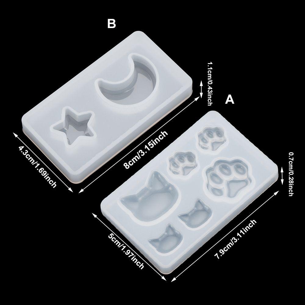 Khuôn Nhựa Làm Đồ Thủ Công Tiện Dụng|Đồ Trang Trí Hình Bàn Chân Mèo Bằng Nhựa Resin