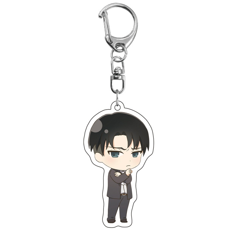Móc khóa PVC hình các nhân vật trong Anime Attack On Titan # 417