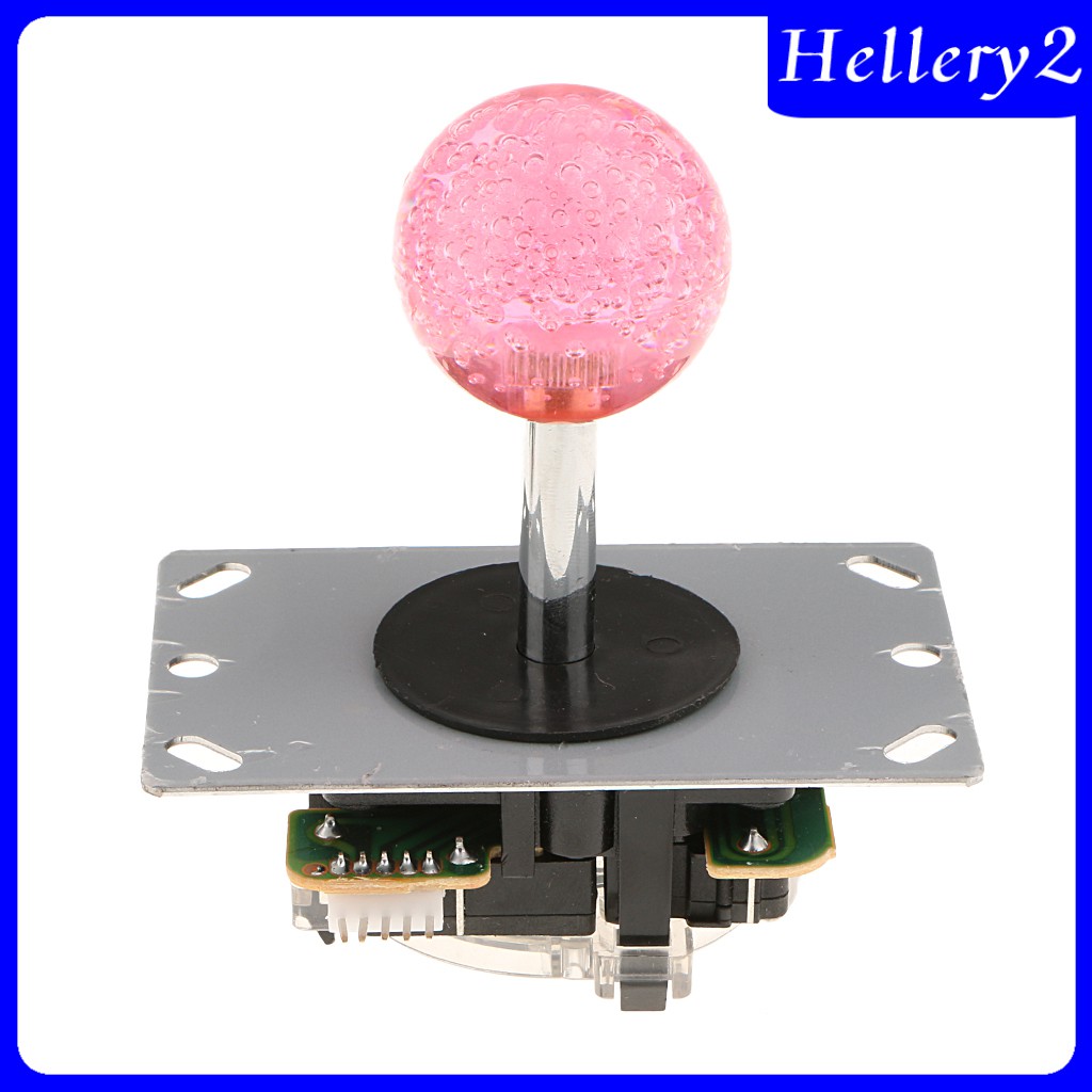 Ball Arcade Joystick DIY Control Fighting Stick Parts for Arcade Game Pink