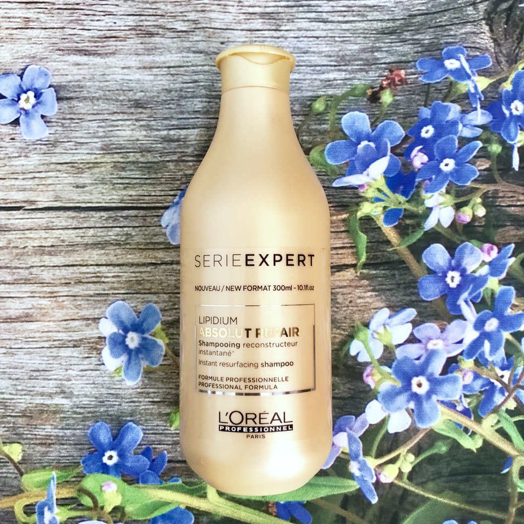 Dầu gội phục hồi tóc L'oreal Serie Expert Lipidium Absolut Repair shampoo 300ml