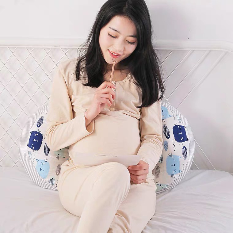 Gối Bầu Cánh Tiên Nâng Đỡ Hỗ Trợ Giảm Đau Lưng, Có Thể Tùy Chỉnh Kích Thước 2 Bên
