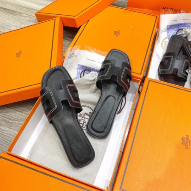 Dép lê hm viền chỉ cao cấp 3 màu