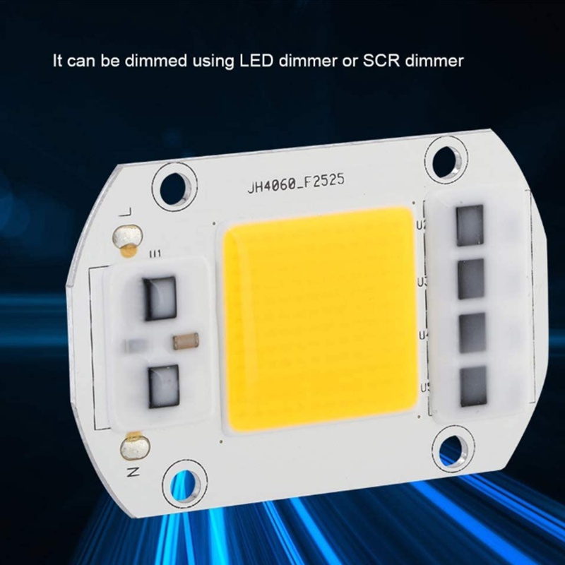 Chip đèn led ánh sáng trắng ấm áp cao 100w 220v