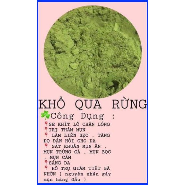 BỘT KHỔ QUA RỪNG nguyên chất 100% 200Gr