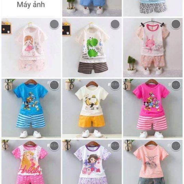 Bộ cotton tre cho bé