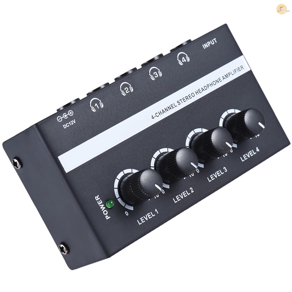 Bộ Khuếch Đại Âm Thanh Mini HA400 4 Kênh Kèm Bộ Chuyển Đổi Nguồn