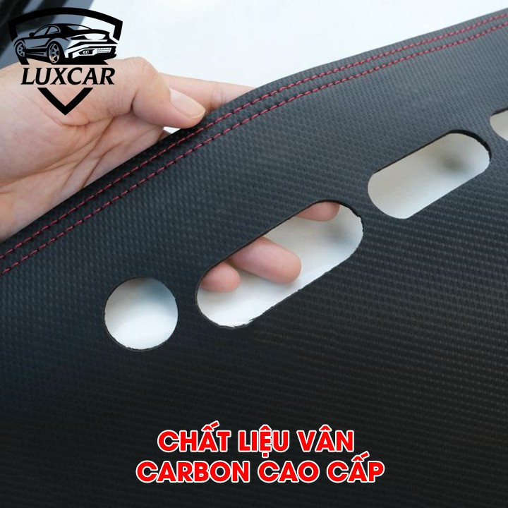 Thảm Taplo Da Carbon PEUGEOT 5008- Chống nóng, bảo vệ Taplo LUXCAR