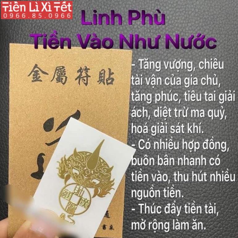 [Uy Tín] COMBO 4 LINH PHÙ vật phẩm chiêu tài lộc