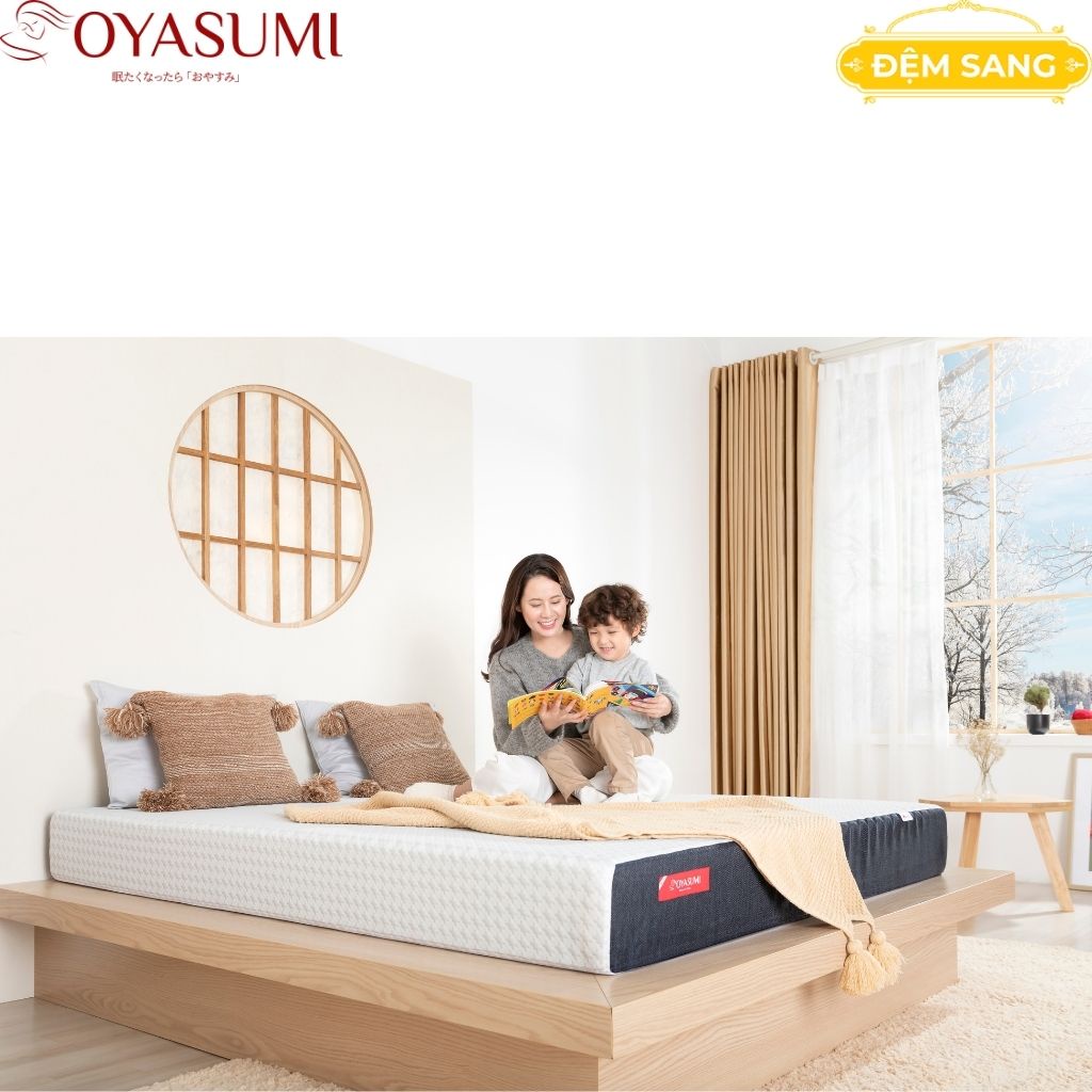 Nệm foam massage Nhật Bản OYASUMI Premium chính hãng sản xuất bới tập doàn Inoac Nhật Bản thoáng mát bốn mùa FOAM106