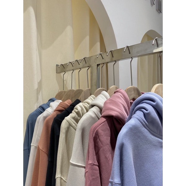 ÁO KHOÁC TRƠN OVERSIZE FORM RỘNG NHIỀU MÀU - HOODIE ZIP BASIC