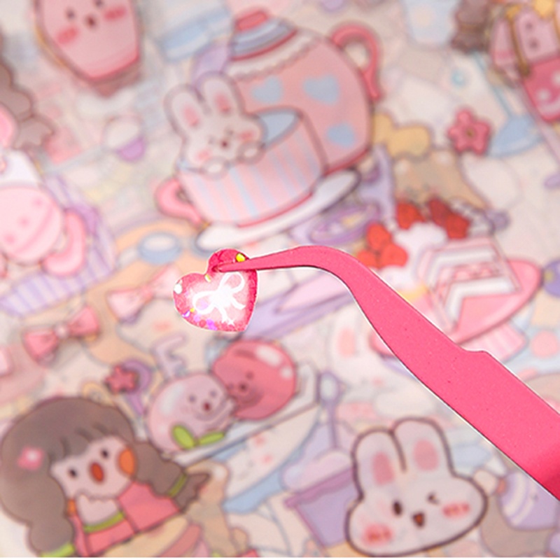 Mr.paper 12 Kiểu 1/2 Gói Nhíp Màu dễ thương Macaron Nhíp bỏ túi Sáng tạo Thẳng khuỷu tay Túi dán Kẹp