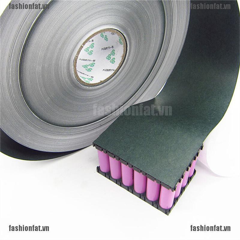 [Iron] 1m 120mm 18650 Battery Insulation Gasket Paper Li-ion Cell Insulating Patch Pads [VN]